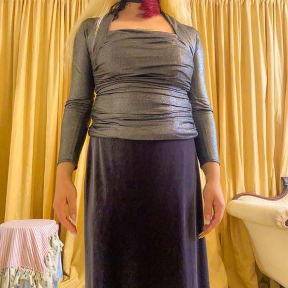 Silver ruched top - Picture 4 of 4